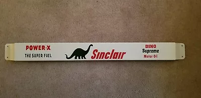 30  Door Push Bar Antique Vintage Sinclair Gasoline Advertising Sign • $50.47