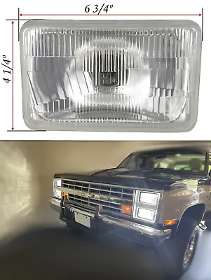 FOUR(x4) 4x6  H4 Glass Headlights Conversion Halogen Semi Sealed Kit HID & LED • $71.24