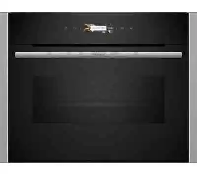 Neff N70 C24MR21N0B Built In Electric Compact Oven & Microwave Stainless Steel • £779.99