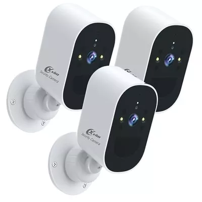 3pcs Wireless 2.4G WiFi Security Camera System Outdoor Night Vision 1080P HD • $78.29