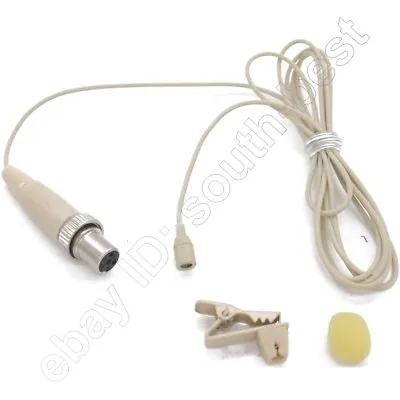 Skin Color Clip-on Clips Lapel Lavalier Microphone For MiPro Wireless Mic System • $21.24