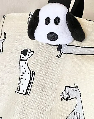 New XL Dog Dachshund Dalmatian Bulldog Schnauzer Tote Bag • $16.99