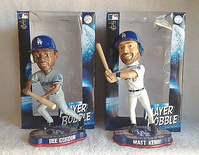 Matt Kemp + Dee Gordon ROOKIE LEGENDS Of The DIAMOND Dodgers Bobble Bobbleheads • $117.28