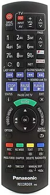 Genuine Panasonic Remote Control For Dmr-hwt150 Dmr-hwt250 Dmr-pwt655 Dmr-bwt850 • £38.99