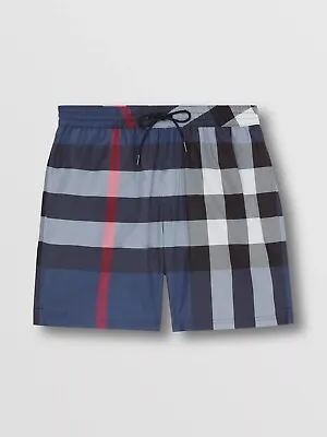 Burberry Exaggerated Check Drawcord Swim Shorts(L) • $359