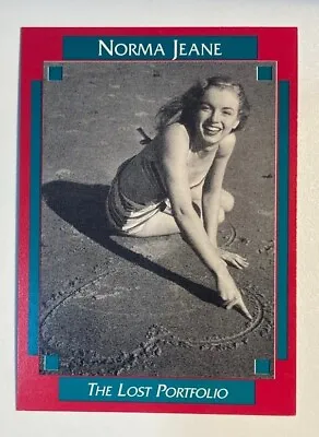 Marilyn Monroe Proto Promo Card 104p Lost Portfolio Rare Red Color Border 1993 • $250