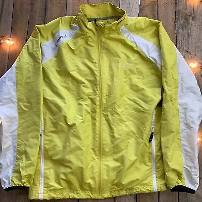 Vector Aerospace Zip Up Yellow Windbreaker Jacket Mens Size XL • $23.98