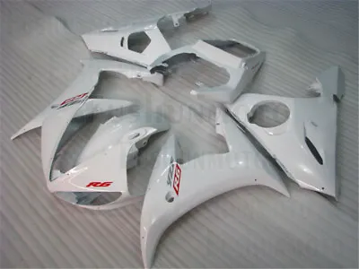 $479 • Buy New White Fairing Fit For Yamaha 2003 2004 2005 YZF R6 Injection Plastics ABS 12