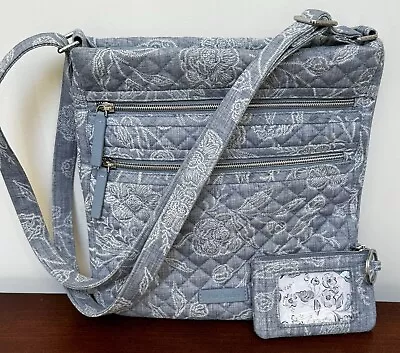 Vera Bradley Triple Zip Hipster Crossbody Bag Park Lace & Zip ID Case • $39