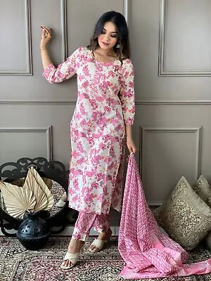 Designer Indian Wear Kurti Set Women's Bollywood Salwar Kameez Suit Clothes • $90.51