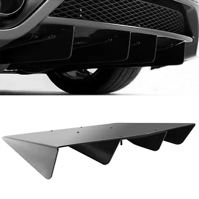 For Subaru WRX STI Car Rear Diffuser Bumper 4 Shark Fins Spoiler Lower Splitter • $30.90