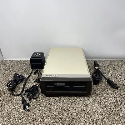 Atari 1050 5.25  Floppy Disk Drive Tested/Working (w/Power & Data Cables) • $180