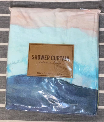 $24.99 • Buy Shower Curtain Palmaria Stripe World Market 72in X 72in