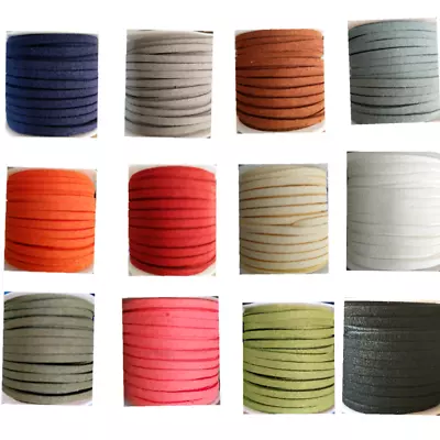 3mm Korea Faux Suede Leather Cord String Jewellery Making DIY JCE13 • $3.20