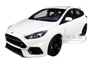 2016 Ford Focus Rs Frozen White 1/18 Model Car By Autoart 72951 • $199.99