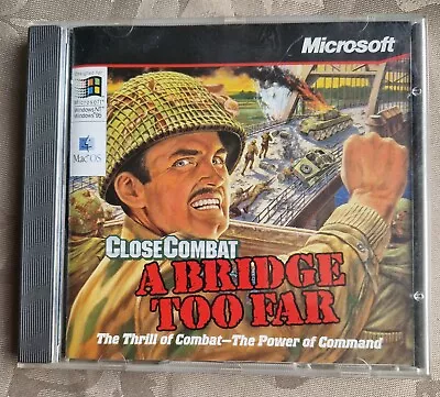 Close Combat : A Bridge Too Far - Pc Cd Rom Game - 1997 - Microsoft • £4