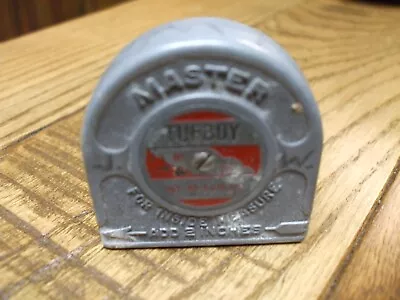 Vintage Master Rule Mfg Co Inc Tufboy Tape Measure No 306 Made The In The USA • $8.95