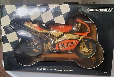 1/6 Ducati 998 F01 Neil Hodgson Team Hm Plant Wsb 2002 • $650