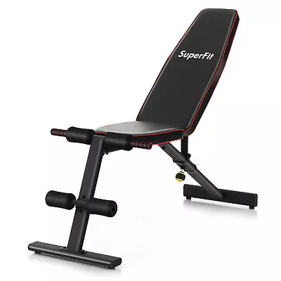 Adjustable Weight Bench FID Bench Press Sit-up Flat Incline Bench Home Gym • $101.90