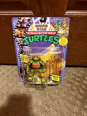 TMNT Teenage Mutant Ninja Turtles Michelangelo Movie Star Mikey Action Figure • $20