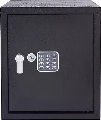 Yale Large Black Value Safe  39 X 35 X 36cm • £99.99