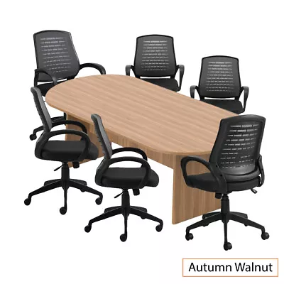 GOF 8FT Conference Table & Chair (G10902B) Set-CherryEspresso Mahogany Walnut • $216.88