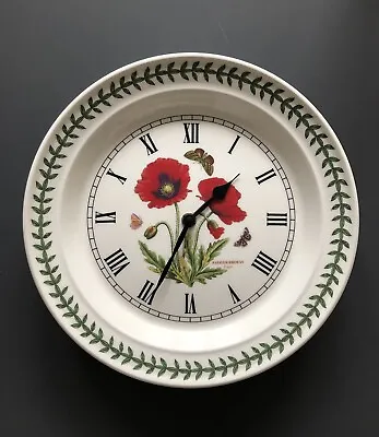 £12.50 • Buy Portmeirion Botanic Garden Poppy Wall Clock
