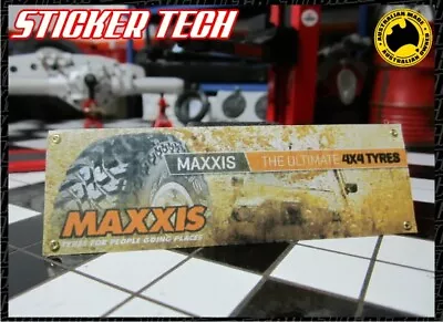 1/10 Scale Maxxis 4x4 4wd Tyres Workshop Garage Banner Suits Rc4wd Rc Crawler • $10