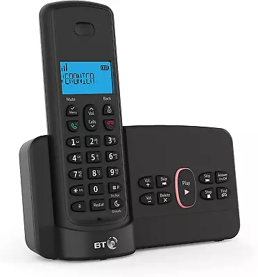 BT Premium Cordless Phone Answer Machine House Landline Telephone Remot Handset • £26.98