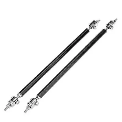 Adjustable Carbon Fiber Front Bumper Lip Splitter Strut Rod Tie Support Bar2pcs  • $21.42