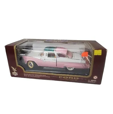 Road Legends 1:18 1955 Ford Fairlane Crown Victoria Die Cast Metal Pink White  • $25