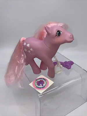 1984 My Little Pony Lickety Split Pink Body & Hair Accessories With Sticker • $25