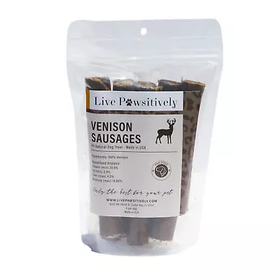 100% Venison Dog Treat  Single Ingredient Made In USA 7.5oz Live Pawsitively • $18.99