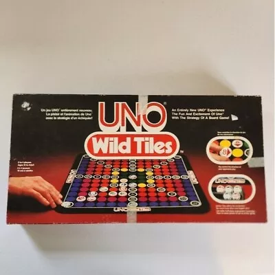 Vintage Uno Wild Tiles Complete Board Game 1984 International Games Complete • $11.99