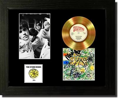STONE ROSES I Wanna Be Adored Replica Signed  Mini Record Style CD Mount Display • £24.99