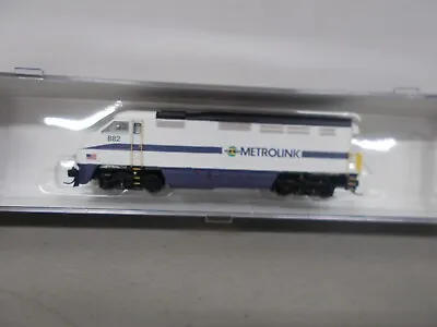 Athearn # 23722 ~ Metrolink F59phi Powered Locomotive # 882 ~ N Scale • $150