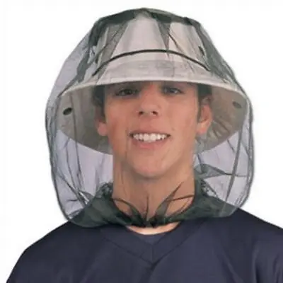 Midge Mosquito Net Hat Insect Bug Mesh Head Face Protector Travel Camping Fishin • £2.62