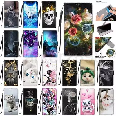 $10.99 • Buy For IPhone 12 11 Pro XR XS MAX SE2 8 7 6 Plus Pattern Leather Wallet Case Cover