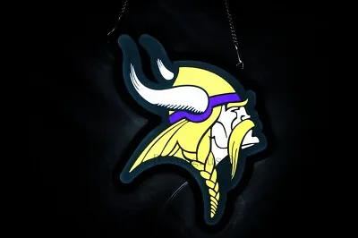 Minnesota Vikings 2D LED 20  Neon Sign Lamp Light Hanging Nightlight Decor EY • $139.59