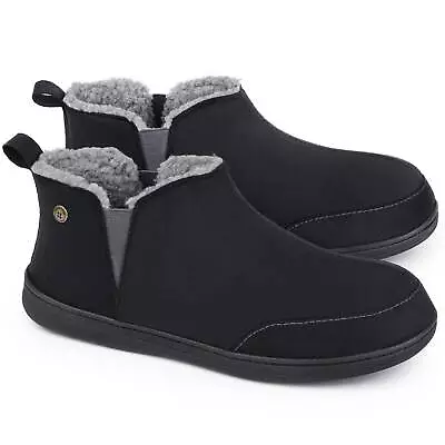 £16.99 • Buy VeraCosy Mens Warm Moccasin Sherpa Boots Slippers Suede Memory Foam House Shoes