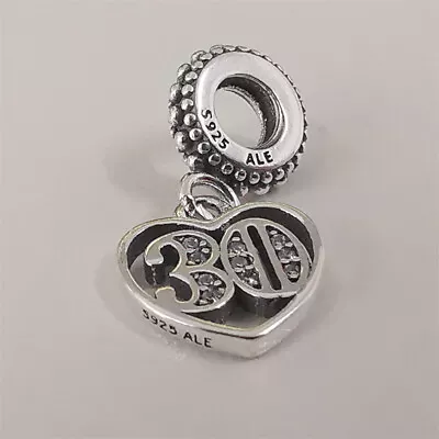 Pandora  Years Of Love 30th Celebration  Anniversary Birthday Charm • £23