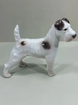 $70 • Buy Bing & Grondahl Porcelain Fox Terrier Dog Puppy Figurine Statue  No. 1998