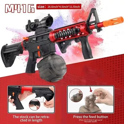 MODIFIED Gel Toy Nation Gel Blaster Ar-13 M416A Electric Outdoor Toy Blaster  • $60