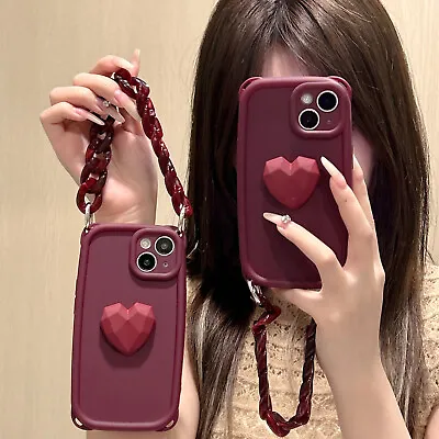 For Various Phone Hot Cute Love +Bracelet Women Girl Soft Phone Case Cover Back • $6.40