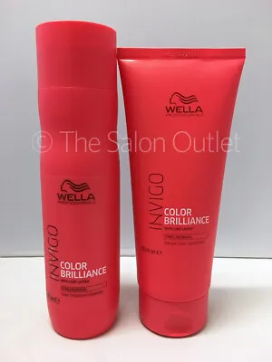 £19.95 • Buy Wella Invigo Brilliance Shampoo 250ml And Conditioner 200ml Fine/Normal Duo Set