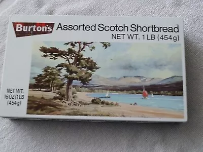 Vintage          Burtons        Scotch Shortbread Tin     (Loch Morlich). • $5