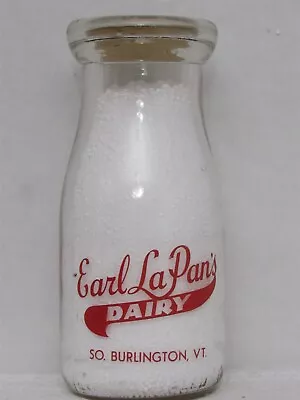 TRPHP Milk Bottle Earl LaPan's Dairy Farm South Burlington VT CHITTENDEN COUNTY • $19.99