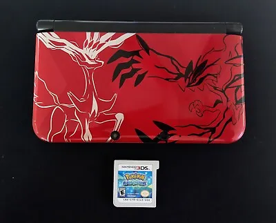 $133 • Buy Nintendo 3DS XL Pokemon X And Y Red Handheld System WITH Pokemon Alpha Sapphire