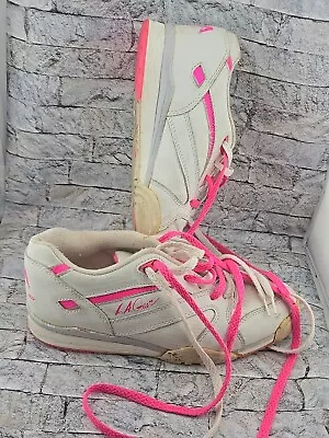 Vintage LA Gear Air Women’s Shoes Size 7.5 White Pink • $40