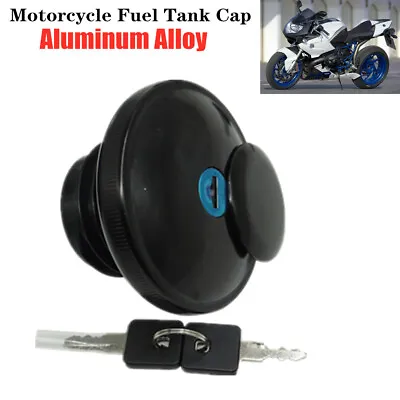 35MM Universal Modified Motorcycle Dirt Bike Fuel Gas Tank Cap Cover W/Lock Set • $38.12